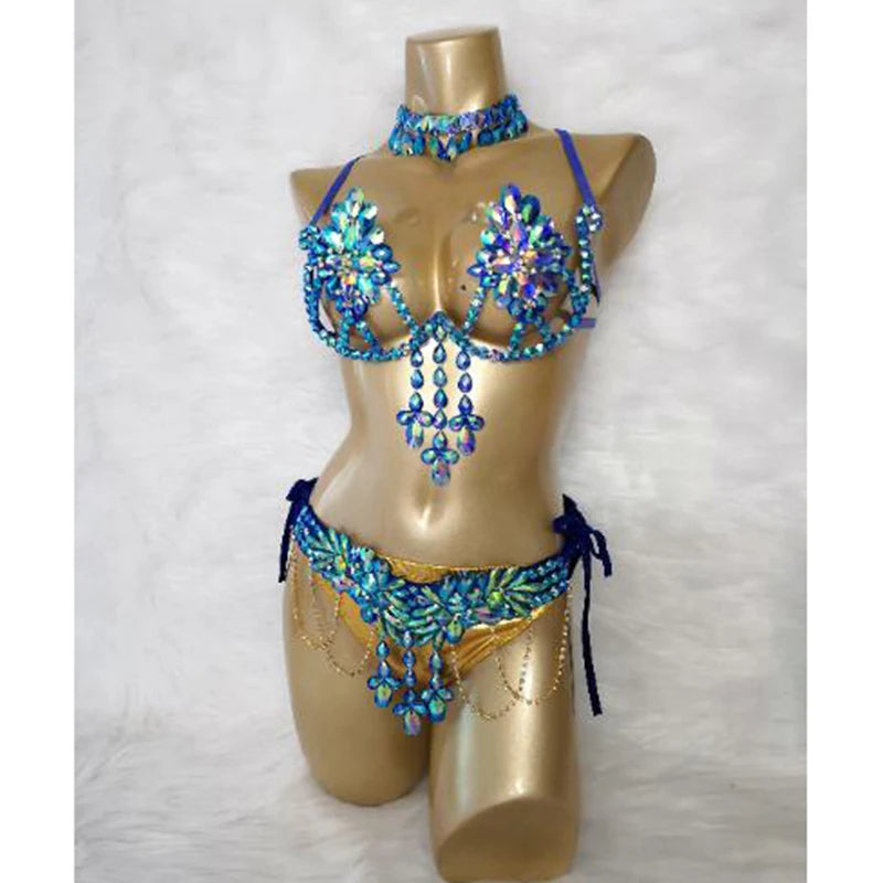 Queen Royal Blue Festy set (4 piece)