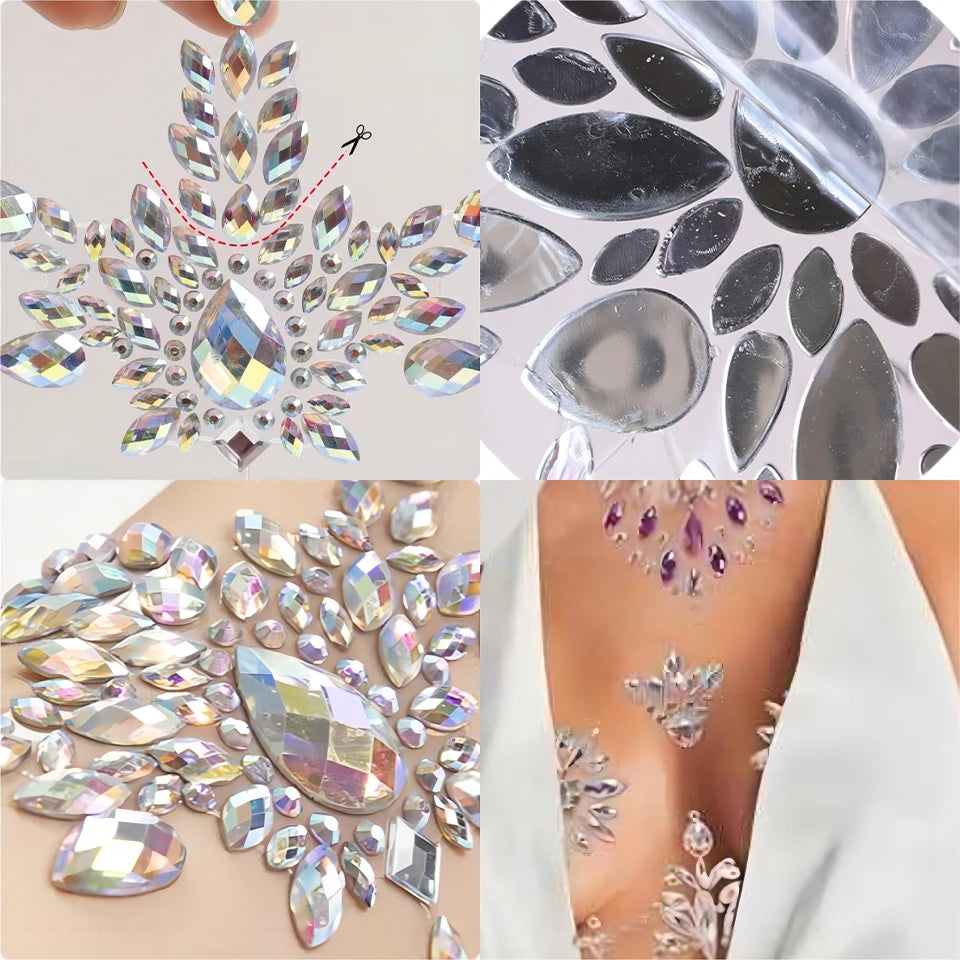 Rhinestone Crystal Nipple Covers