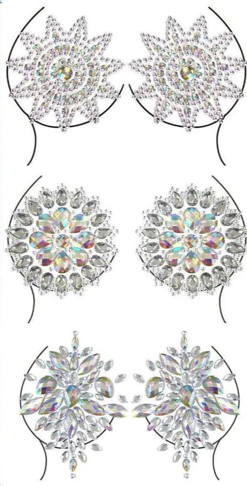 Rhinestone Crystal Nipple Covers